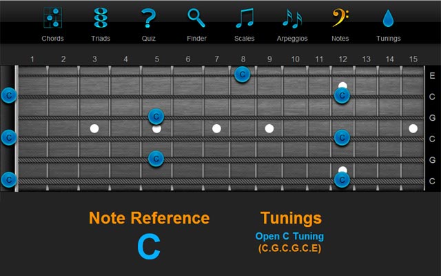c standard tuning